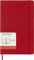 Moleskine Daily Planner, 12 Monate Tagesplaner 2025, Fester Einband und Elastischer Verschluss, Farbe ScharlachRot, Großes Format 13x21 cm