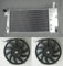 Radiador de aluminio + ventiladores para Peugeot 106 GTI Rallye/Citroen SAXO/VTR VTS 1991-2001 Manual