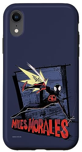 iPhone XR Marvel Spider-Man: Across the Spider-Verse Miles Web Thwip Case
