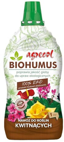 Biohumus EKO-Dünger für blühende Pflanzen 1l