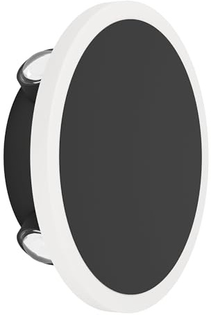 EGLO LED Wandleuchte innen Talamello 1, runde Wandlampe | Wandspot für Schlafzimmer und Flur, Metall in Schwarz und Kunststoff in Weiß, warmweiß, ⌀ 17 cm