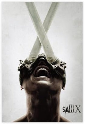 biegzc Saw X 2023 Filmposter, Leinwand, Poster, Schlafzimmer, Dekoration, Landschaft, Büro, Raumdekoration, Geschenk, 40 x 60 cm