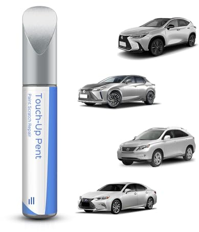 1J4 Silver Lining Metallic Stylo de retouche pour Lexus – Correspondance exacte pour éclats et rayures