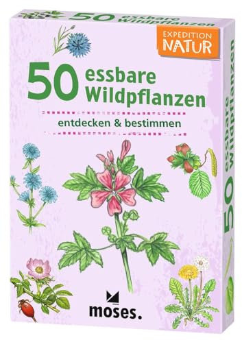 moses 50 Plantas Silvestres comestibles, Color Blanco (9900)