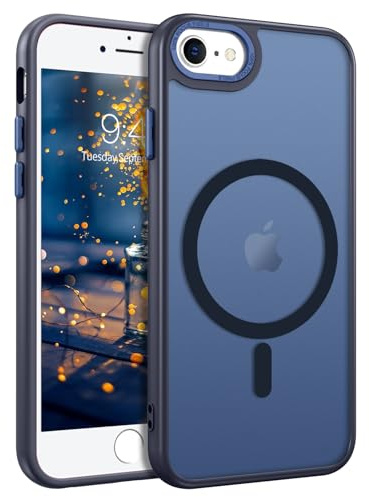BENTOBEN Schutzhülle für iPhone SE/iPhone 7/iPhone 8/iPhone 6/6S, magnetische Schutzhülle, kompatibel mit Magsafe Schutzhülle, stoßfest, matte Rückseite, kratzfest, Schutzhülle für iPhone 7/8/SE (2020