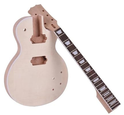 Professioneller Gitarrenkorpus LP Style E Gitarre DIY Kit Set Mahagoni Korpus