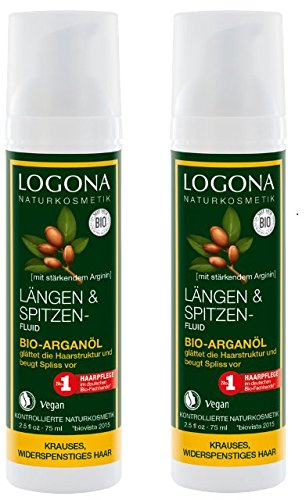 Logona Längen und Spitzenfluid Argan (2 x 75 ml)