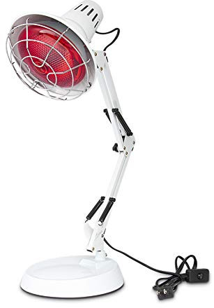 150W Rouge Lampe Thermique Lumière Infrarouge Kit pour Soulager les Douleurs Musculaires et Articulaires avec Améliorer le Sommeil la Circulation Sanguine le Dos épaules Doigts