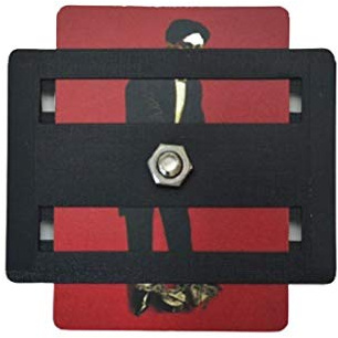 MilesMagic Magician's Houdini Bolt Escape Gimmick | Card Frame Nut Lock Unlock Impossible Mind Illusion | Stage Magic | Street Magic | Close Up Magic Trick