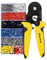 BLOSTM Crimpadora Terminales Eléctricos - Conjunto de Herramientas Ajustable Grimpadora Terminales Eléctricos A 0.25-10mm²/awg23-10 1200 Conectores de Punteras Electricas