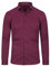 Mens Bamboo Dress Shirt Casual Long Sleeve Regular Fit Solid Stand Collar Button Down Shirt Wine Red