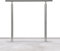 Lospitch Main courante en acier inoxydable pour balcon escalier parapet avec/sans entretoises transversales (80cm, 0 barres transversales)