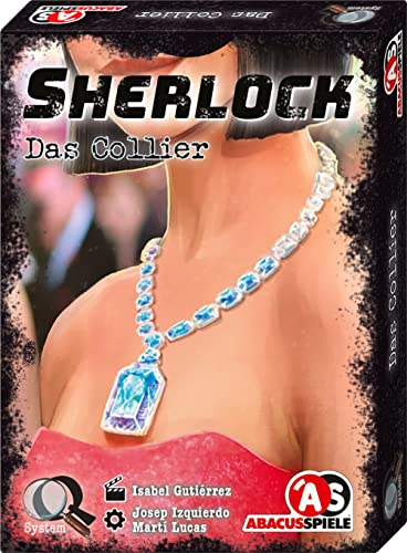 ABACUSSPIELE 48222 - Sherlock – Das Collier, Krimi Kartenspiel