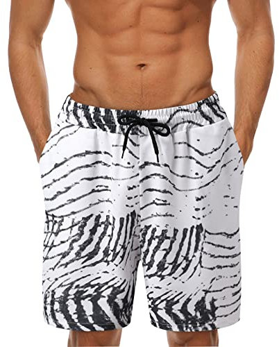 Männer Sommer Kurze Hose Gedruckt Kurz Lose Tether Pocket Board Freizeithose Kurz Strand Mode Kurz Protest Badeshorts Herren Atmungsaktiv Schwimmhose Badeshorts Männer Elastisch Trainingsshorts