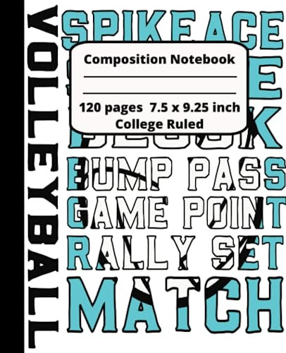 Volleyball Composition Notebook