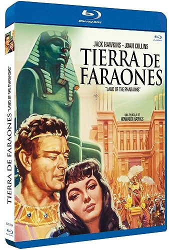 Land der Pharaonen (1955) Blu-Ray Spanisch Import, Deutsche Ton, Howard Hawks, Jack Hawkins, Joan Collins, Dewey Martin
