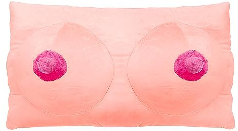 NICEYEA Kreative Tittenkissen Brustförmiges Kopfkissen Memory Foam 3D Künstliches Kissen Brustkissen Pillow Cervical Pillow Schlafkissen für Party und Geburtstagsgeschenk (A)