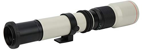 Téléobjectif, Objectif de focalisation manuel, Portable pour montage OM (WHITE)