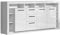 trendteam smart living - Rock - Sideboard - Weiß Hochglanz - Kommode mit viel Staufläche - 2 Einlegeböden - (BxHxT) 200 x 90 x 40 cm - 3 Schubladen und 2 Türen - modernes Design