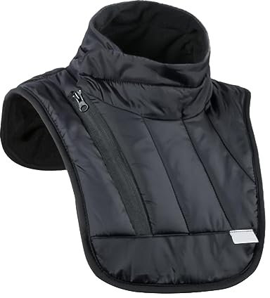 Ristyur Motorrad Nackenschutz - Winddicht Schwarz Halswärmer | Winter Nackenwärmer für Winter Outdoor Aktivitäten, Nackenwärmer Herren, Thermo Nackenschutz Beheizt