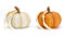 VALERY MADELYN Herbstdeko Kürbis Deko, 2er Simulation Kunstharz Pumpkin,Herbst Innen Outdoor Ornament mit Natürlich Holzperlen, Rattan Optik,Geschenk für Fall Decor Erntedank Halloween,10/13cm