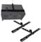 BIGalleons 338 Heavy Duty Speaker Mounts - Drop Ceiling Mounts Support up to 110lbs, Swivel, PA Speaker Mount for Large Speakers (2 Packs, Black)