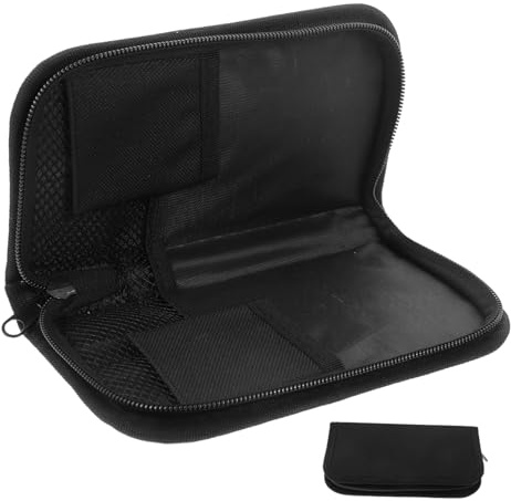 Diabetes Organizer Tasche für Blutglukosemessgerät, 1 Stück | Schwarz, aus Stoff, für Alltag und Kurze Reisen, mit Reißverschluss, Schützt vor Verlust