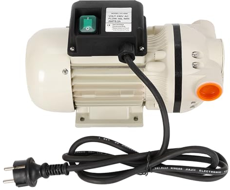 Membranpumpe Selbstansaugende Wasserpumpe Teichpumpe Brunnenpumpe 40L/min 220VAC Kabellänge 1,5m