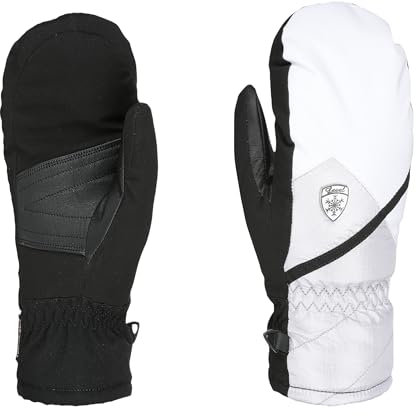 Level Tessa Mitt - Skihandschuhe Damen, Winterhandschuhe Damen Umweltfreundliche Wasserdicht, Fäustlinge Damen, mit Pelzmanschetten, Schneeschuhbekleidung Damen für Snowboard und Skifahren - 1 Paar