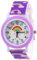 OFFCUP Kinderuhr, Kinder Uhren Analog, 3D Cartoon Lernuhr Quarzwerk, Silikon Uhrenarmband, 3 Jahre bis 11 Jahre, Armbanduhr Mädchen Junge Kinder analoge Quarzuhr -Hellvioletter Regenbogen