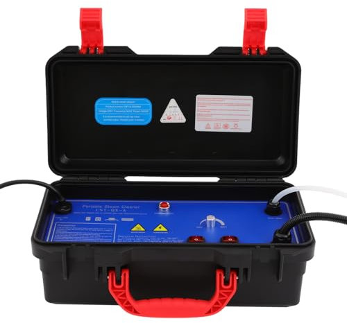 Machine de Nettoyage Vapeur Haute Pression, Nettoyeur à vapeur haute température 220 V 3000 W 1 m tuyau d'entrée 2,5 m 2-3.5bar pour climatisation, hotte aspirante, voiture
