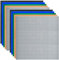 HUMOKI 10 Pack Classic Baseplates, 10x10 inch with 32x32 Studs Building Board Baseplates Compatible with All Major Brands, Classic Base Plate for Building Blocks - Black, Gray, Green, Sand, Blue
