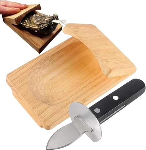 Kit Apertura ostriche, apri ostriche, coltello apri ostriche, oysterclamp, attrezzo per Aprire Le ostriche, Apri ostriche Professionale, Coltello ostriche, Ferma ostriche, Morsetto per sgusciare Le os