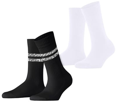 ESPRIT Damen Memphis Rib 2-Pack Socken Baumwolle atmungsaktiv