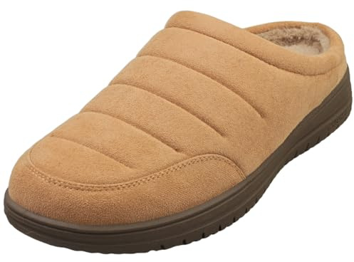 Skechers 204636 TAN Herren Pantoffeln Textil in Brown - Gr. 39½