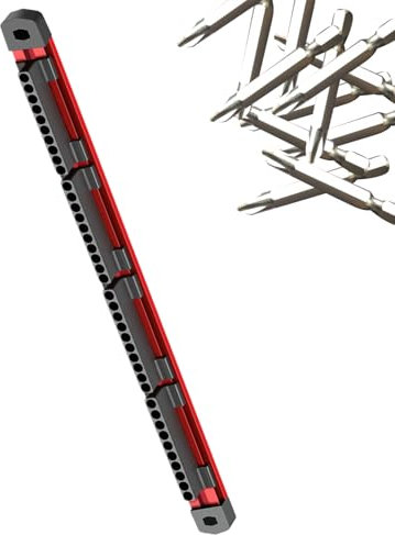 Bkljkf Magnetische Bit-Halterung 40-Fach Schraubendreher-Bit Organizer mit