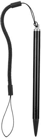 Risegun Touch Pen, Resistive Stylus Professional Screen Touch Painting Pen with Spring Cord for POS PDA Navigator (Black)