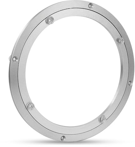 Songella Drehtellerlager Aus Aluminiumlegierung Strapazierfähig Schwenkbar Lazy Susan Glatte Drehplatte Für Restaurant, 10 Inch