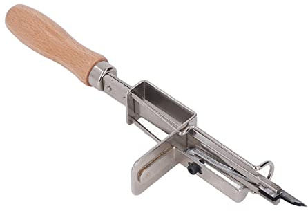 Generic Hand-Tufting-Werkzeug mit Holzgriff, Metall, Schnelle, Flexible Bedienung, Teppich-Tufting-Werkzeug mit Geschwindigkeitseinstellung für die Herstellung von Teppichen