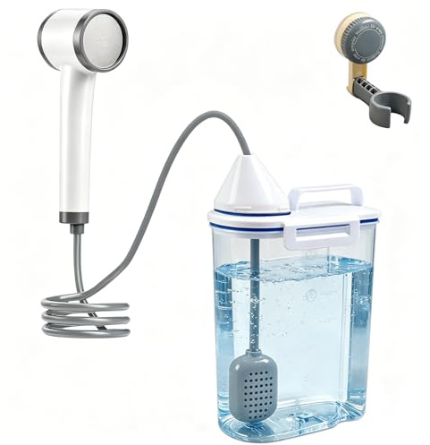 YedZen 2.5L Portable Bidet, Travel Bidet Electric Rechargeable, Handheld Bidet Sprayer with LED Display & Water Tank, Peri Bottle for Personal Hygiene Postpartum Care Muslim Shower Outdoors & Camping