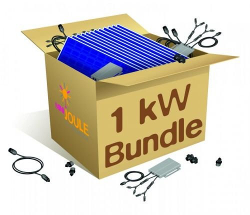 minijoule Bundle 1 KWP enphase 1000 + Envoy PV di impianto fotovoltaico