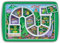 Genuine Fred Fred Dinner Winner Kinder-Tablett – Dino Time, Melamin, Mehrfarbig, 30 x 21.2 x 2.5 cm