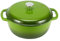 Amazon Basics Enameled Cast Iron Covered Dutch Oven, 5.6 L, Green