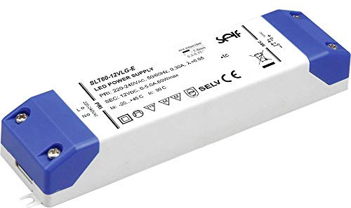 Self Electronics SLT60-12VLG-E LED-Treiber Konstantspannung 60 W 0-5 A 12.0 V/DC Möbelzulassung, nicht dimmbar, Überl