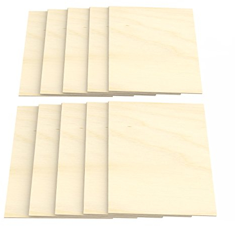 AUPROTEC - Hoja de madera contrachapada de 10 mm de abedul (210 mm x 297 mm) - Panel de madera maciza para bricolaje - Chantorment modelismo decoración - Paneles multiplex de alta calidad BB/BB