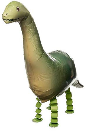 Airwalker Ballon Supersaurus Dinosaurier - laufendender Tier Luftballon Helium Walking Folienballon Deko für Kinder Geburtstag Party Hochzeit Kinder Geschenk JGA Dekoration Tierballons laufen