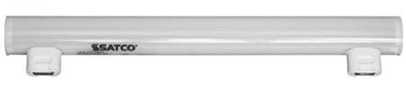 Satco S8191 T10 LED Linestra Light Bulb, S14s Base, 5W, 30000 Hour Rating, 330L, Warm White