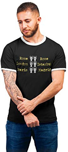 Liverpool Football Organic Cotton T-Shirt - 6 Times European Cup Winners Champions 2019 - Choice of Mens Womens Kids