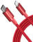 Anker USB C Lightning Kabel, 331 USB C auf Lightning Ladekabel 180cm, MFi zertifiziert, New Nylon Schnellladekabel für iPhone 14/13/12/11 Serie Unterstützt Power Delivery (Rot)