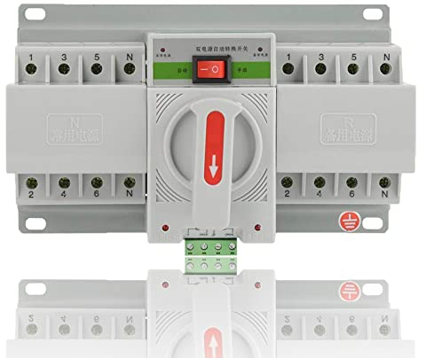 Commutateur de Transfert, ZGQ1M - 63/4P 220V Disjoncteur de Commutateur Automatique de Transfert de Circuit Tension Nominale 400V